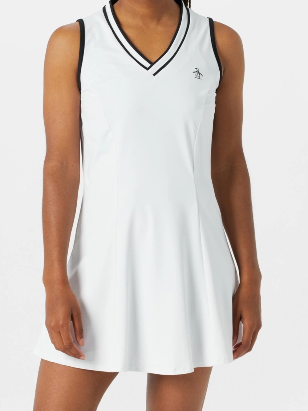 Original Large Penguin Tennis/Pickleball White
V-Neck with Black trim